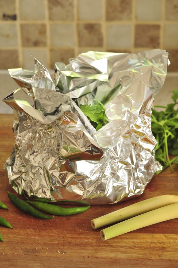 Thai Chicken Braai Parcels 