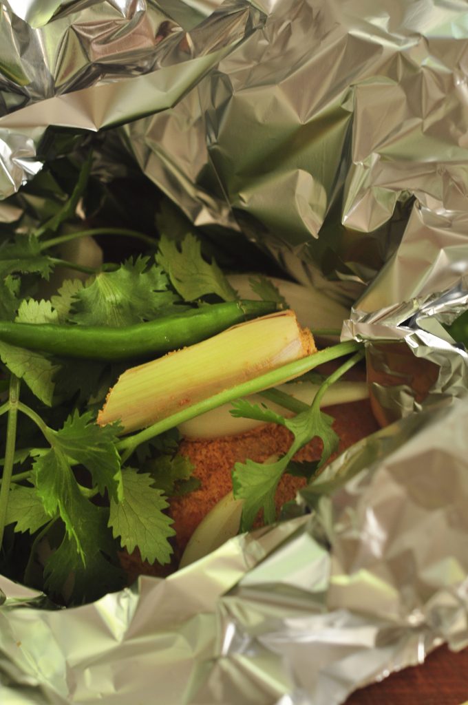 Thai Chicken Braai Parcels 