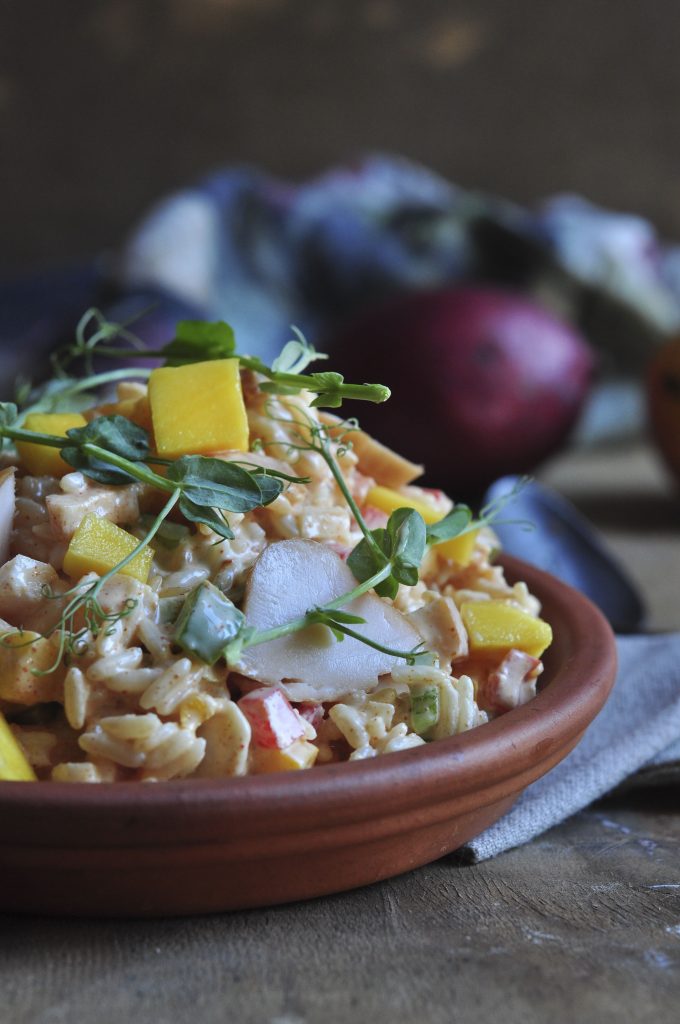 Smoked Chicken Rice Salad 