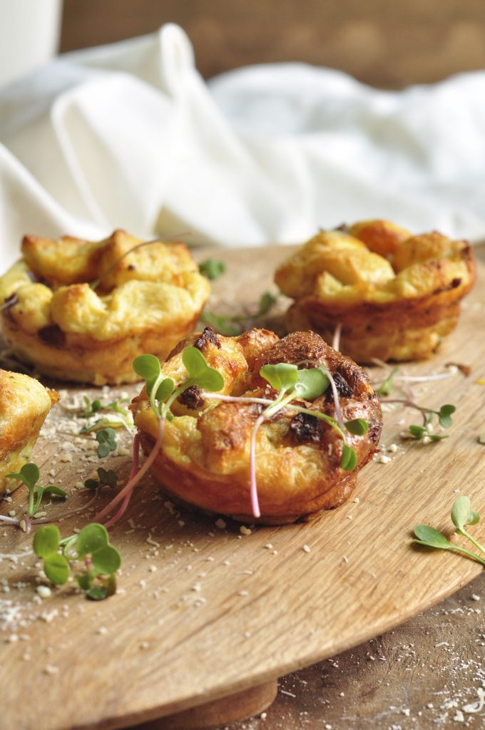 Savory Bread and Butter Pudding 
