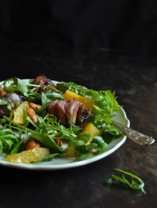 Winter salad bursting with robust flavors! winter salad