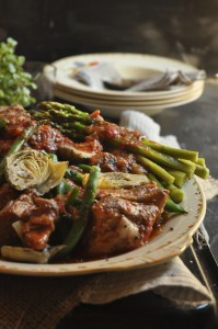 Tomato Stew with Summer Vegetables tomato stew