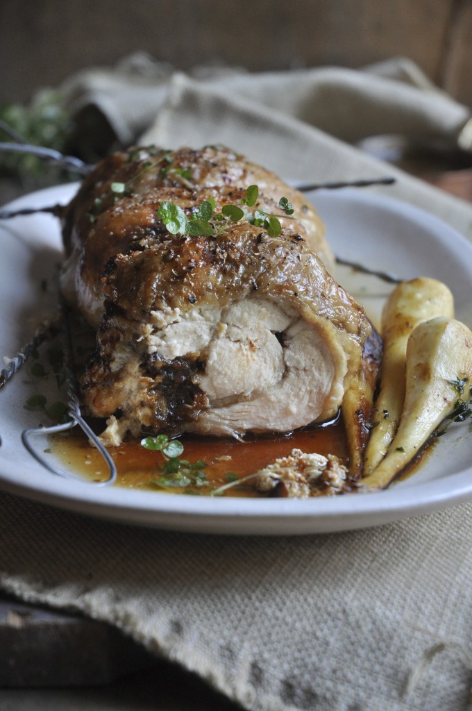 De-boned Roast Chicken 