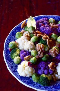 Roasted Cauliflower Salad with Mustard Dressing Roasted Cauliflower Salad