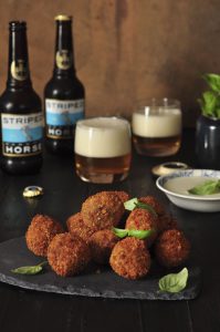 Beefy Bitterballen with creamy mustard dip Beefy Bitterballen
