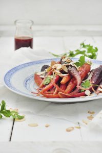 Miso Caramel Carrots with toasted almonds Miso Caramel Carrots