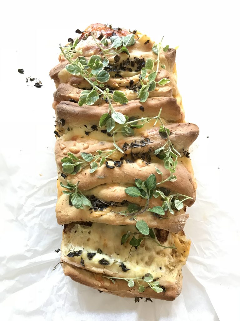 Cheesy Biltong Pull Apart Loaf