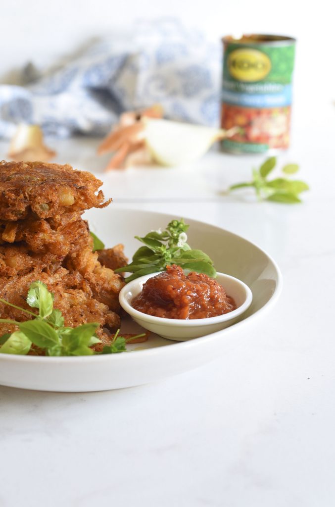 Onion and Vegetable Bhajis