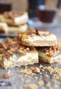 Pecan Cheesecake Squares Pecan Cheesecake Squares