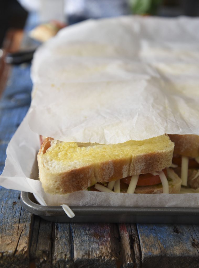 Oven Baked Caprese Toasties