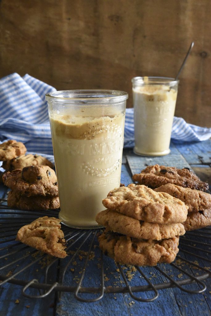 Peanut Butter White Chocolate and Cranberry Cookies 