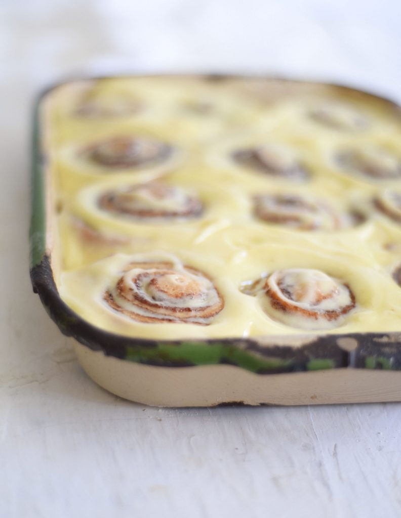 Homemade Cinnamon Rolls with Amarula