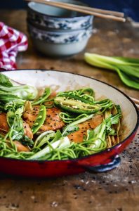 Vietnamese Caramel Salmon with chili