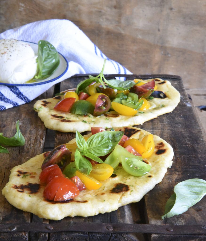Super Easy Naan Pizzas