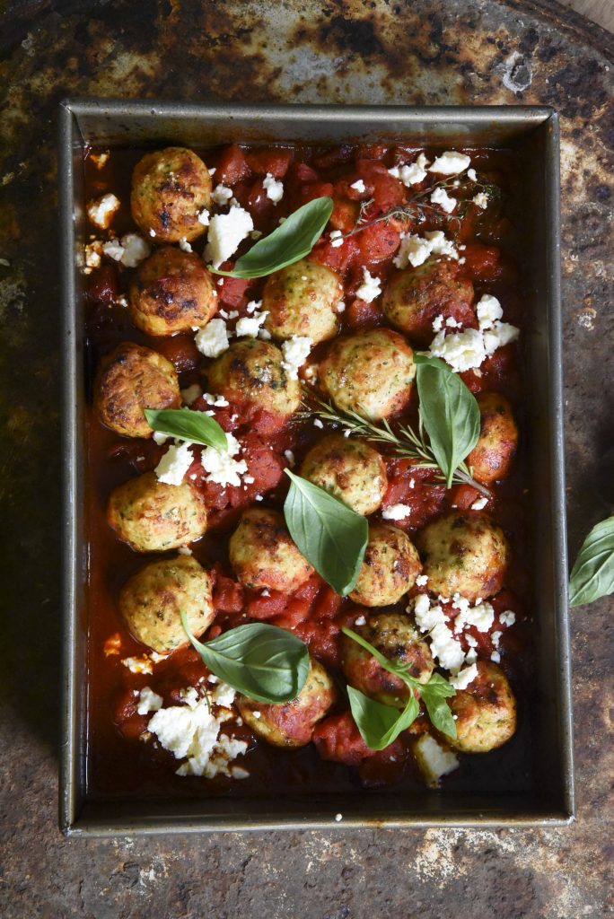 Chicken Meatballs in Tomato Sauce