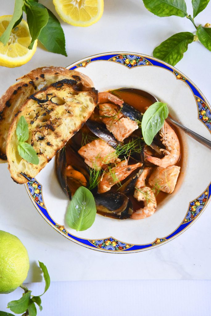 Cioppino or Seafood Soup