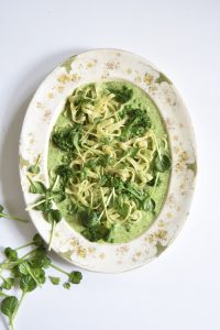 Tagliatelle with Green Vegetables