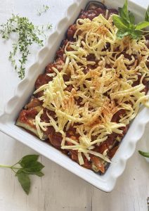 Vegetarian Eggplant Cannelloni – Low Carb Vegetarian Eggplant Cannelloni