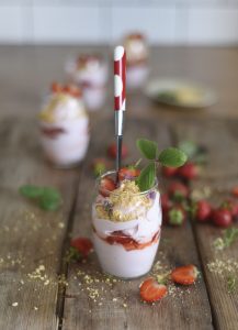 Four Ingredient Strawberry Parfait 