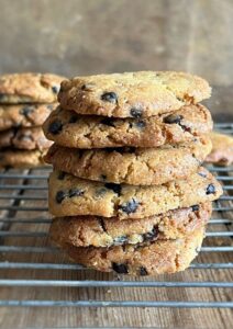 Air Fryer Choc Chip Cookies